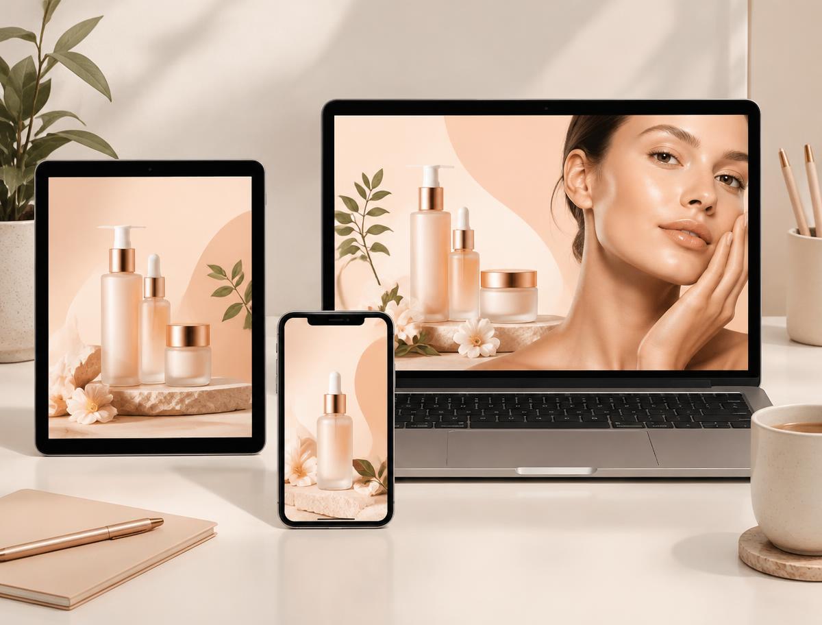 Lumen Skin — sample digital marketing concept