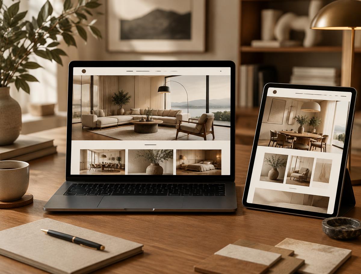 Maison Interiors — sample website design concept